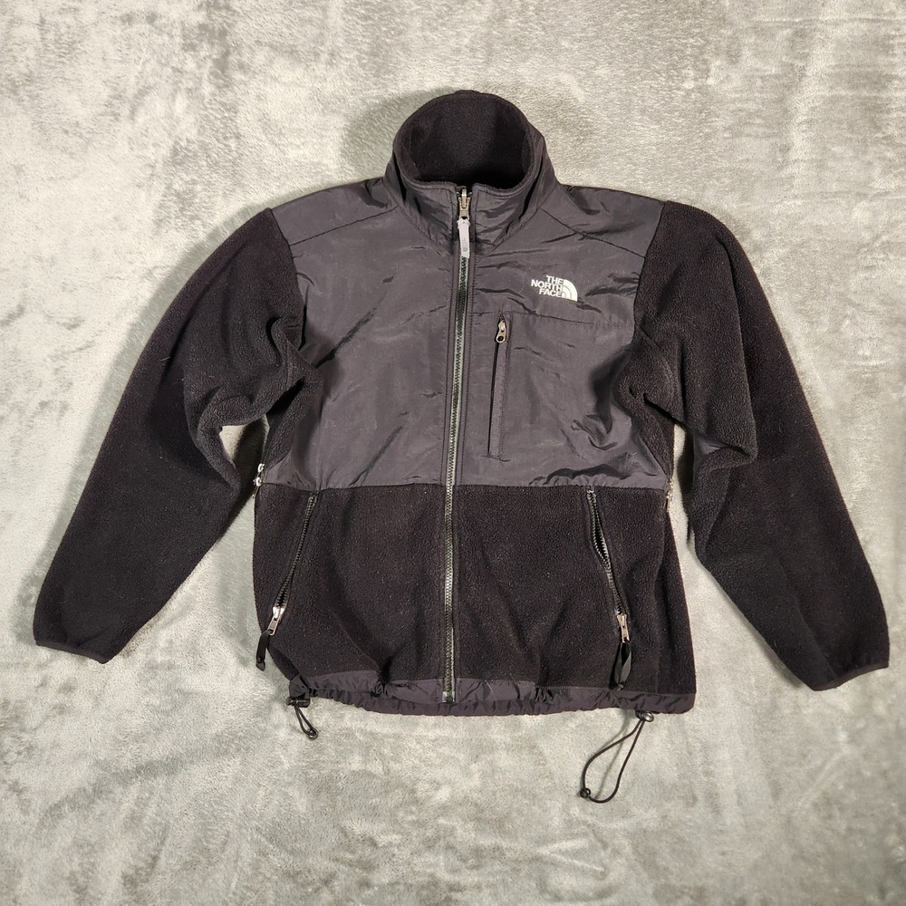 The North Face Women Fleece Jacket‎ Black Full Zip Outdoor Casual Size Small S